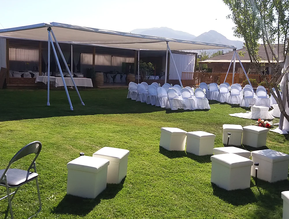 Jardín y área exterior preparada